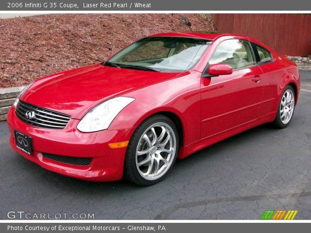 2006 Infiniti G 35 Coupe in Laser Red Pearl