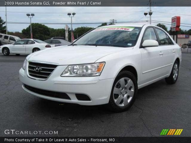 2009 Hyundai Sonata GLS in Powder White Pearl