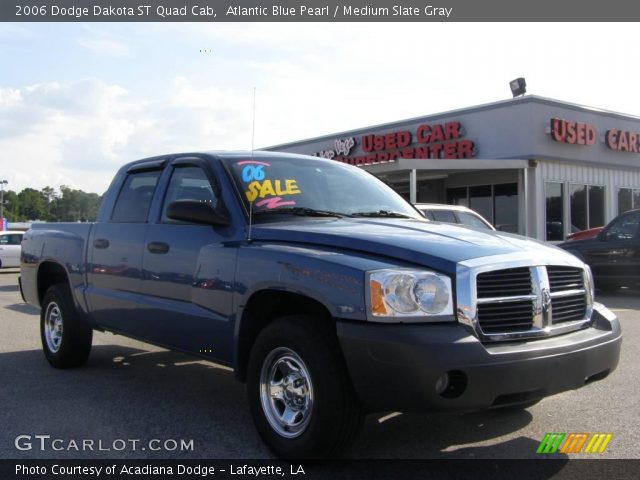 2006 Dodge Dakota ST Quad Cab in Atlantic Blue Pearl