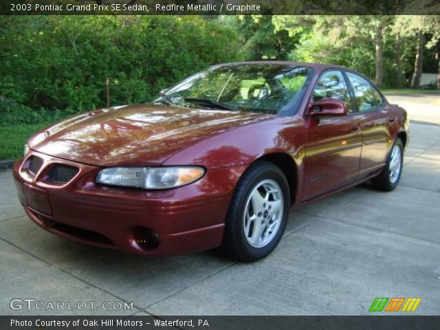 2003 Pontiac Grand Prix SE Sedan in Redfire Metallic