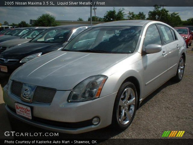 2005 Nissan Maxima 3.5 SL in Liquid Silver Metallic