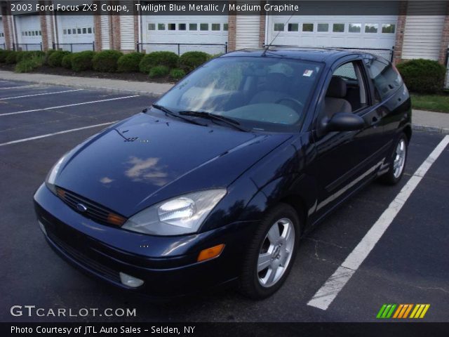 2003 Ford Focus ZX3 Coupe in Twilight Blue Metallic