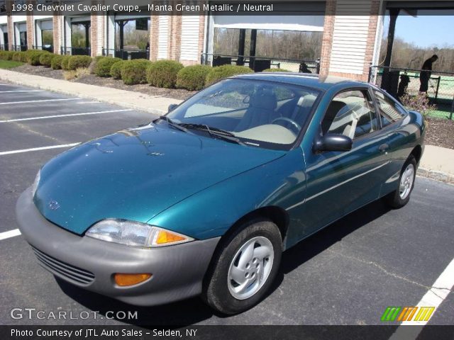 1998 Chevrolet Cavalier Coupe in Manta Green Metallic
