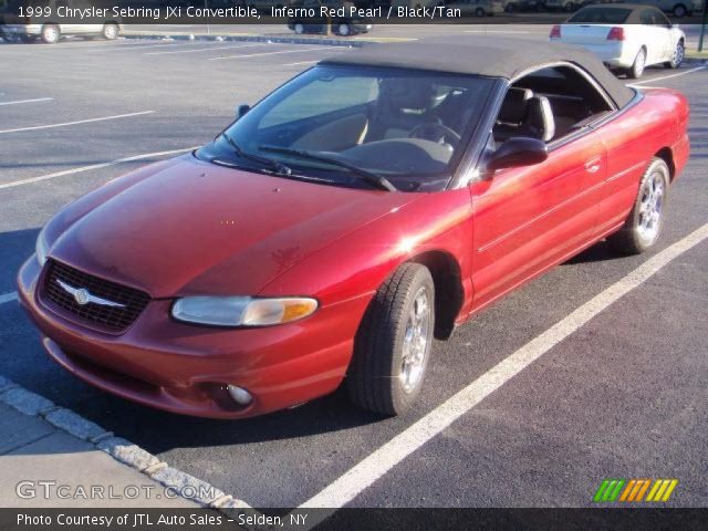 Inferno Red Pearl 1999 Chrysler Sebring Jxi Convertible Black 1999 Chrysler Sebring Jxi Convertible