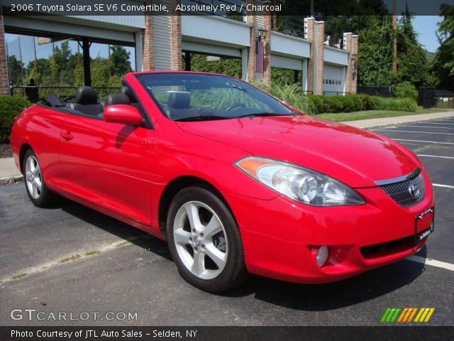2006 Toyota Solara SE V6 Convertible in Absolutely Red