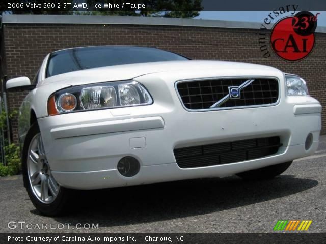 2006 Volvo S60 2.5T AWD in Ice White