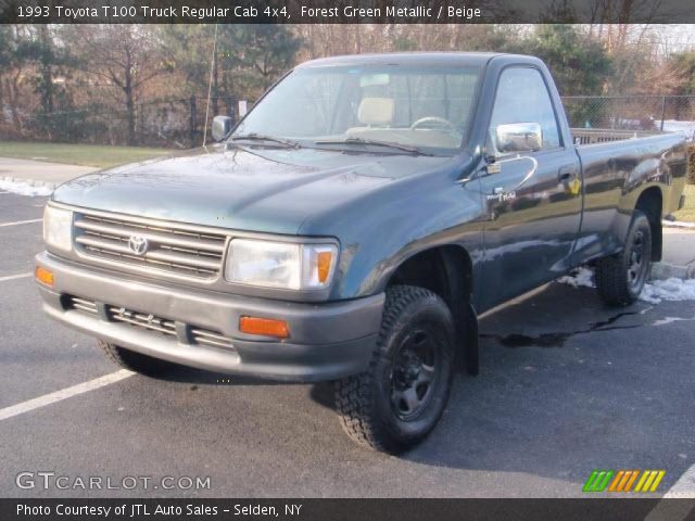 1993 Toyota T100 Truck Regular Cab 4x4 in Forest Green Metallic