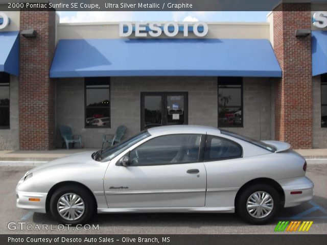 2000 Pontiac Sunfire SE Coupe in Ultra Silver Metallic