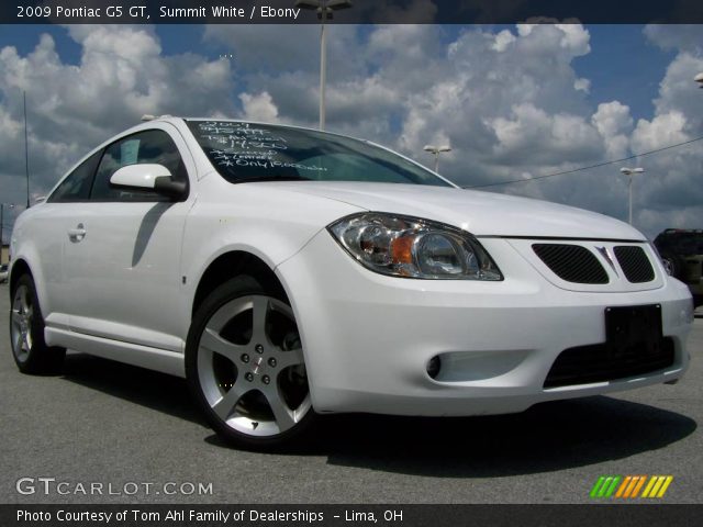 2009 Pontiac G5 GT in Summit White