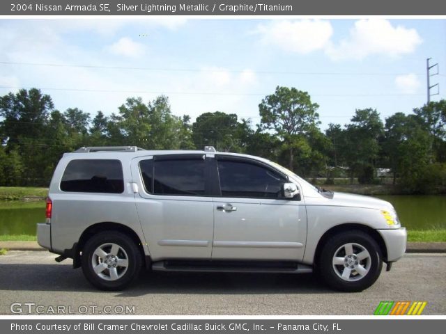 2004 Nissan Armada SE in Silver Lightning Metallic