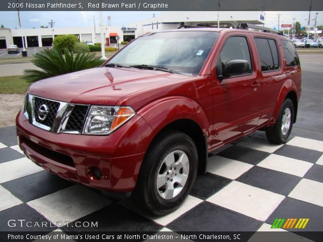 2006 Nissan Pathfinder S in Red Brawn Pearl