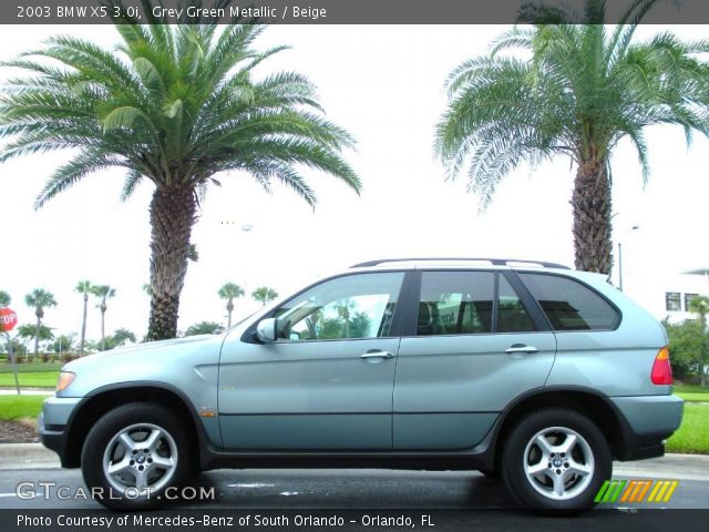 2003 BMW X5 3.0i in Grey Green Metallic
