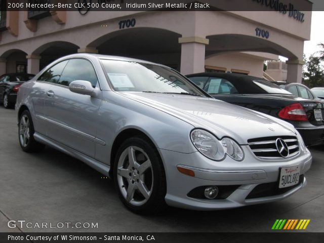 2006 Mercedes-Benz CLK 500 Coupe in Iridium Silver Metallic