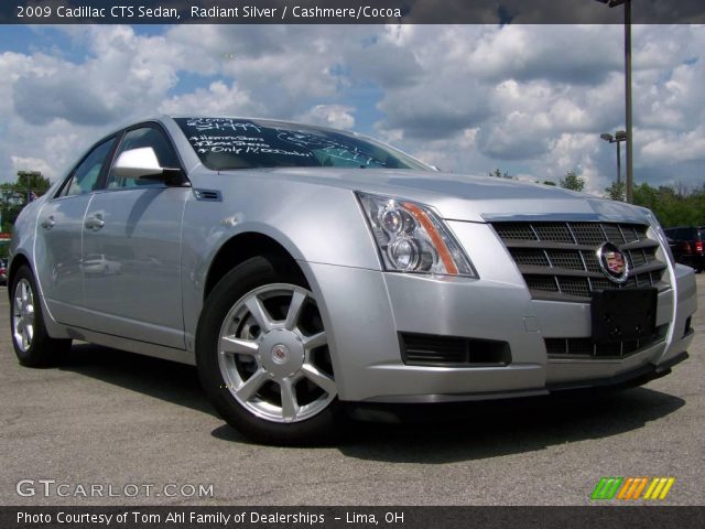 2009 Cadillac CTS Sedan in Radiant Silver