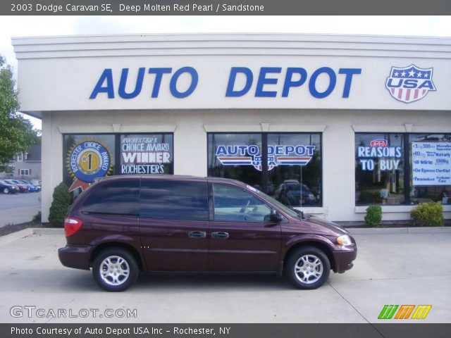 2003 Dodge Caravan SE in Deep Molten Red Pearl
