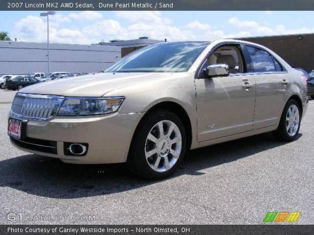 2007 Lincoln MKZ AWD Sedan in Dune Pearl Metallic