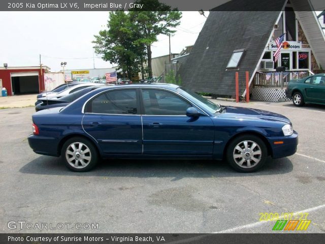 2005 Kia Optima LX V6 in Imperial Blue
