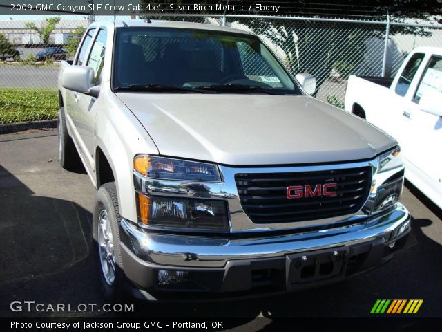 2009 GMC Canyon SLE Crew Cab 4x4 in Silver Birch Metallic