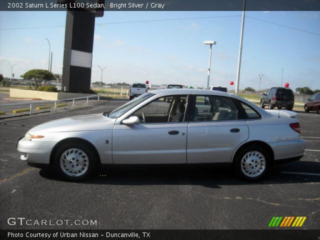 2002 Saturn L Series L100 Sedan in Bright Silver