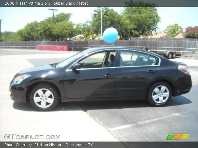 2008 Nissan Altima 2.5 S in Super Black