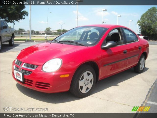 2004 Dodge Neon SE in Flame Red