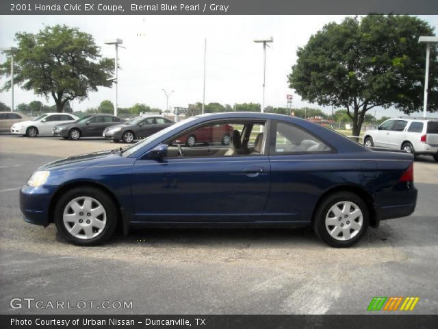 2001 Honda Civic EX Coupe in Eternal Blue Pearl