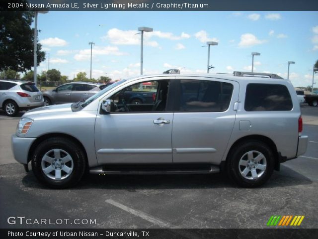 2004 Nissan Armada LE in Silver Lightning Metallic