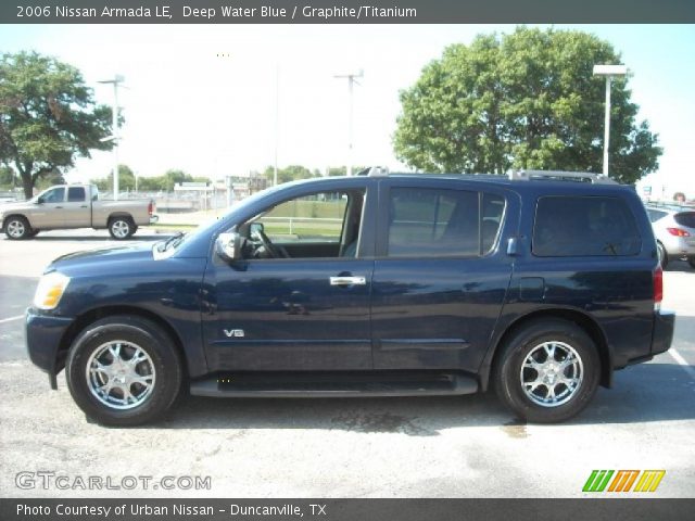 2006 Nissan Armada LE in Deep Water Blue