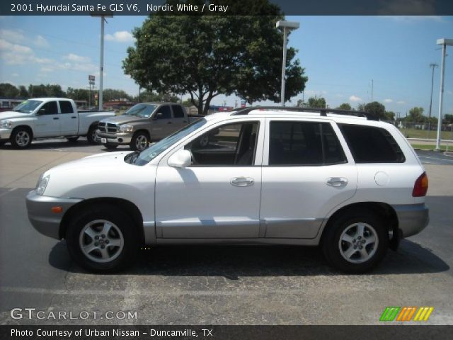 2001 Hyundai Santa Fe GLS V6 in Nordic White