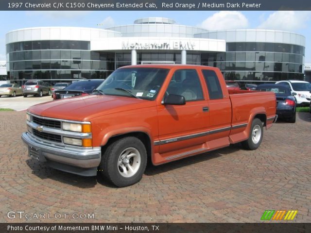 1997 Chevrolet C/K C1500 Cheyenne Extended Cab in Red Orange