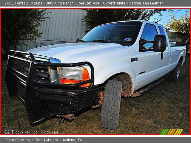 2001 Ford F250 Super Duty King Ranch SuperCab 4x4 in Oxford White