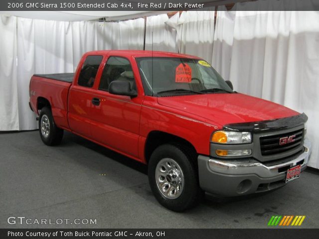 2006 GMC Sierra 1500 Extended Cab 4x4 in Fire Red