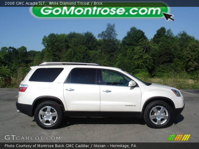 2008 GMC Acadia SLT in White Diamond Tricoat