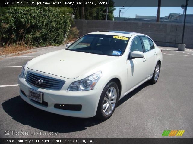 2008 Infiniti G 35 Journey Sedan in Ivory Pearl White