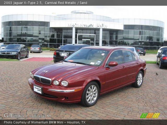 2003 Jaguar X-Type 2.5 in Carnival Red Metallic