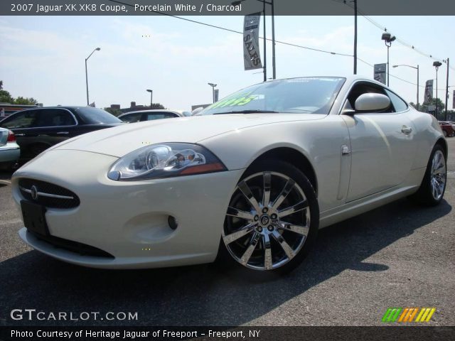 2007 Jaguar XK XK8 Coupe in Porcelain White