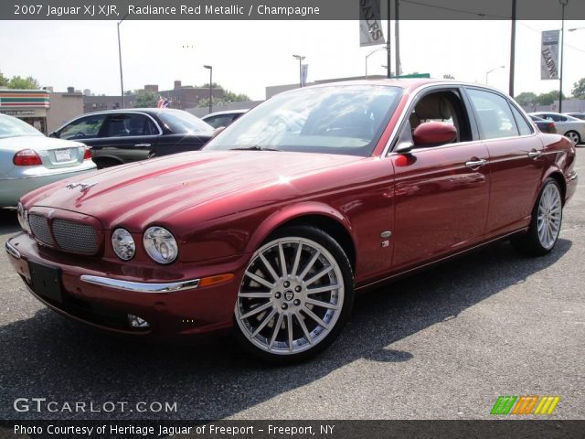 2007 Jaguar XJ XJR in Radiance Red Metallic