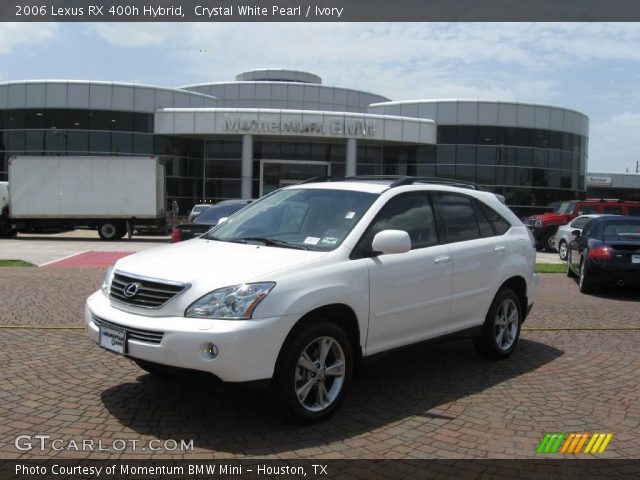 2006 Lexus RX 400h Hybrid in Crystal White Pearl