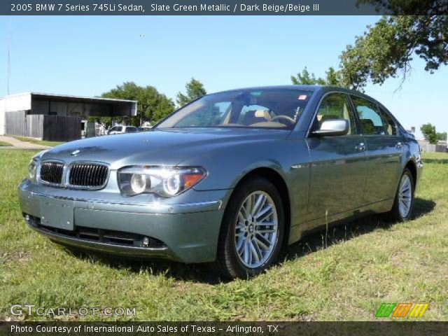 2005 BMW 7 Series 745Li Sedan in Slate Green Metallic