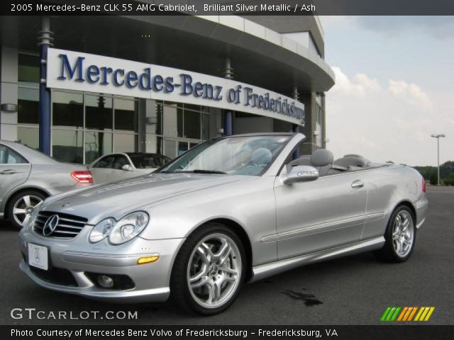 2005 Mercedes-Benz CLK 55 AMG Cabriolet in Brilliant Silver Metallic