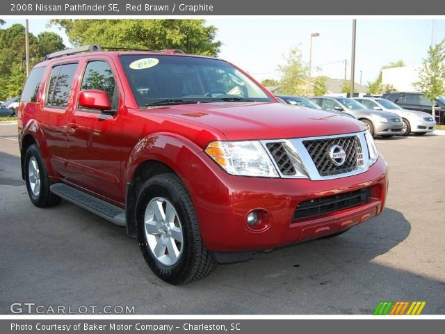 2008 Nissan Pathfinder SE in Red Brawn