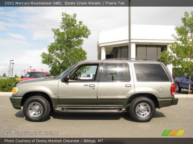 2001 Mercury Mountaineer AWD in Estate Green Metallic