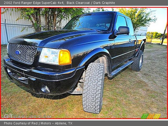 2002 Ford Ranger Edge SuperCab 4x4 in Black Clearcoat