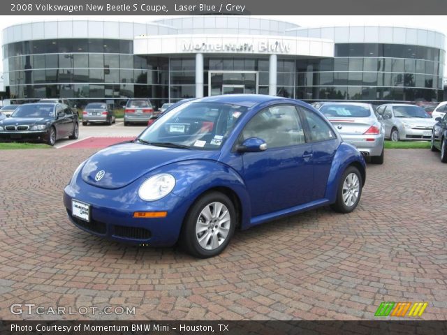 2008 Volkswagen New Beetle S Coupe in Laser Blue