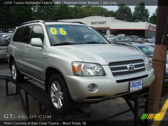 2006 Toyota Highlander Hybrid 4WD in Millenium Silver Metallic