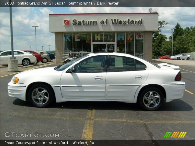 2003 Pontiac Grand Am GT Sedan in Summit White