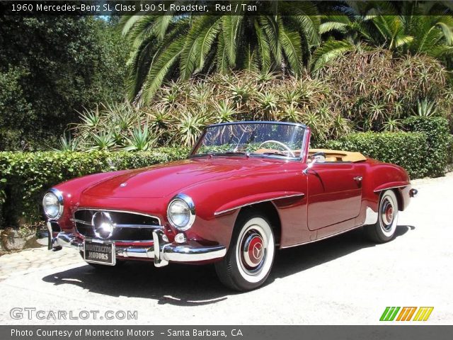 1960 Mercedes-Benz SL Class 190 SL Roadster in Red