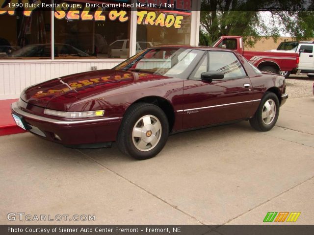 1990 Buick Reatta Coupe in Dark Garnet Red Metallic