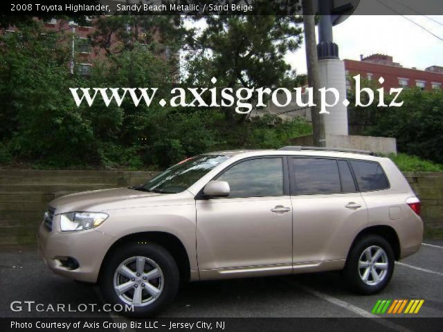 2008 Toyota Highlander  in Sandy Beach Metallic