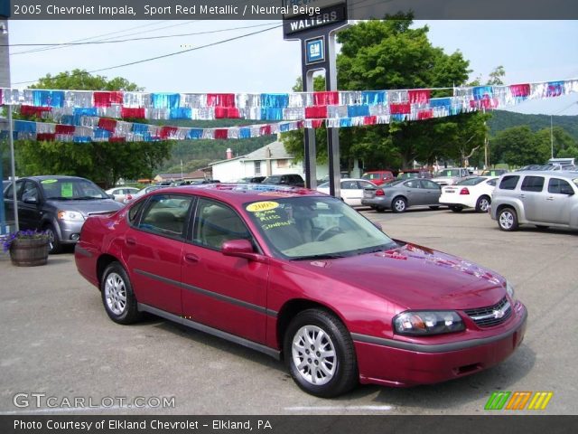 2005 Chevrolet Impala  in Sport Red Metallic